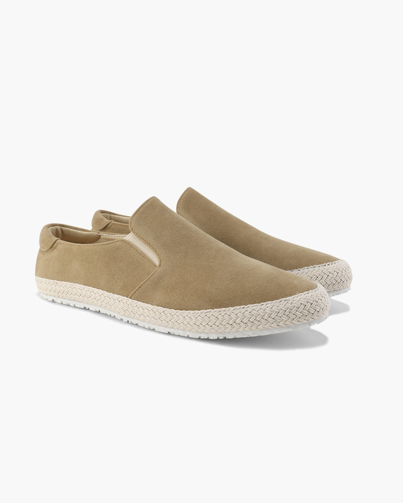 Jacob | Elegante Espadrillas da Uomo in Scamosciato con Suola in Juta