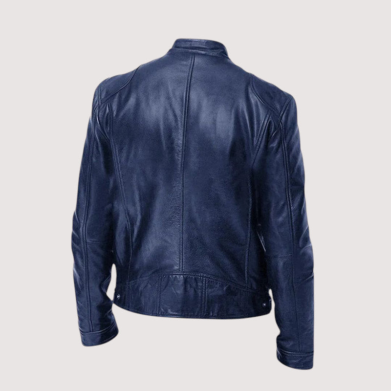 GIACCA IN PELLE DA UOMO ELEGANTE DI ALTA GAMMA