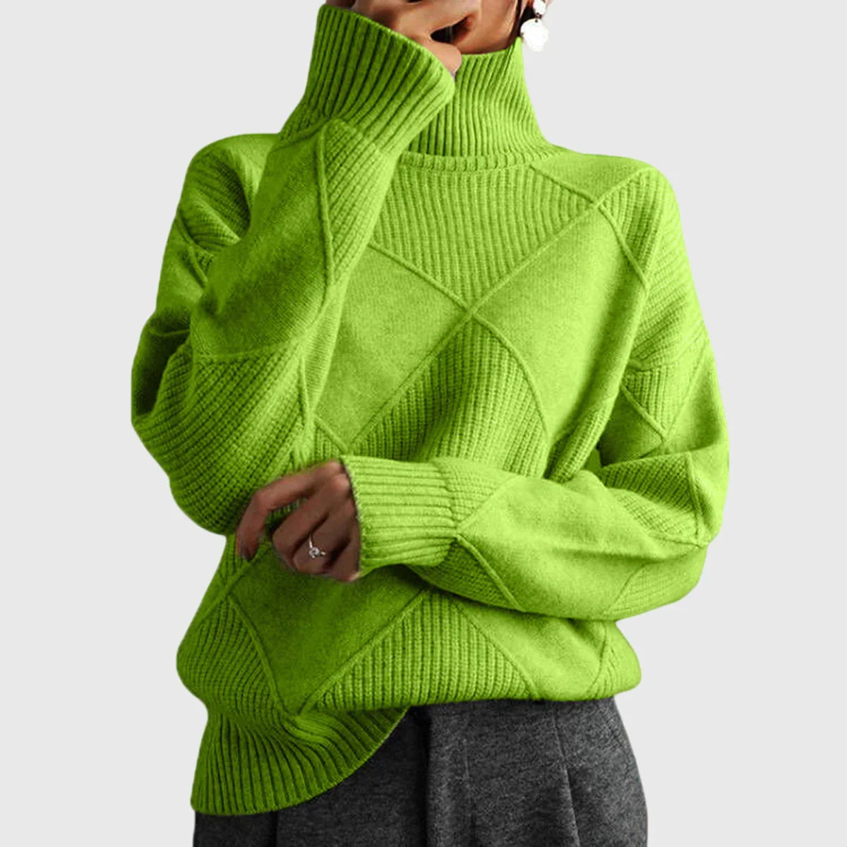 Lauren | Maglione a collo alto di lusso