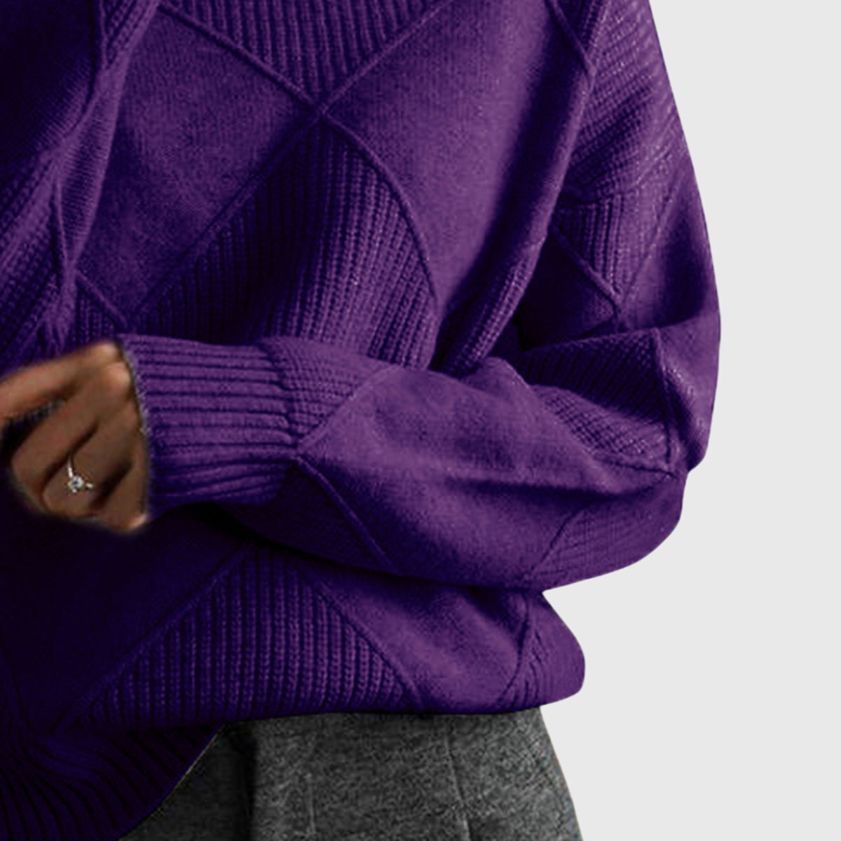 Angela™ | Maglione a Collo Alto