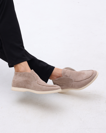 Mason | Mocassino scamosciato da uomo mid-cut senza lacci