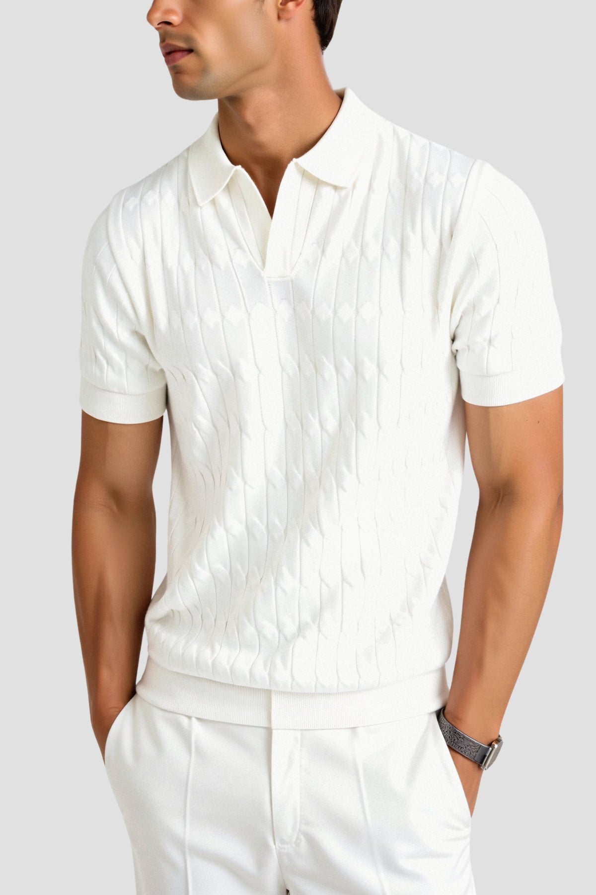 Polo da uomo bianca – Classica ed elegante