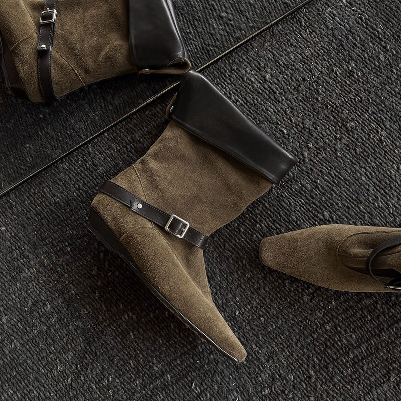 Stivali Queli in Vero Suede