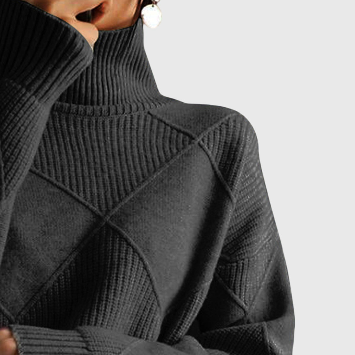 Angela™ | Maglione a Collo Alto