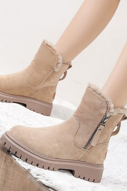 Ankle boots invernali con platform alta