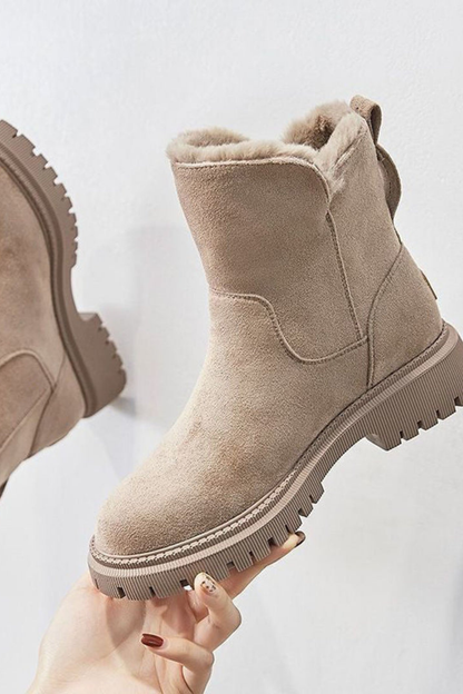Ankle boots invernali con platform alta