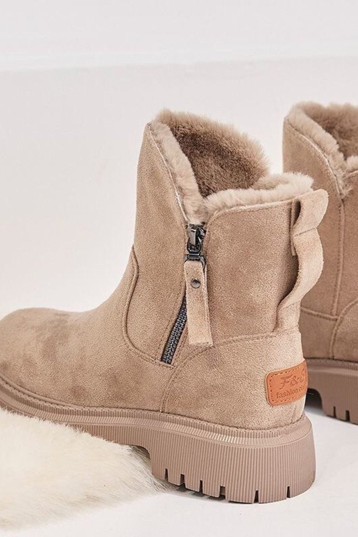 Ankle boots invernali con platform alta