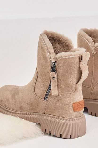 Ankle boots invernali con platform alta