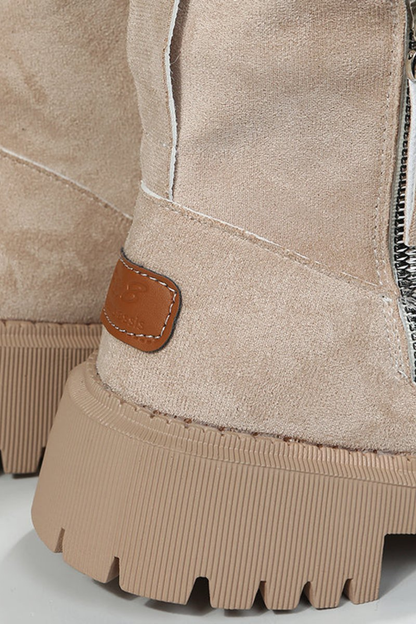 Ankle boots invernali con platform alta