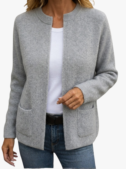 Colette | Giacca in maglia con zip e tasche