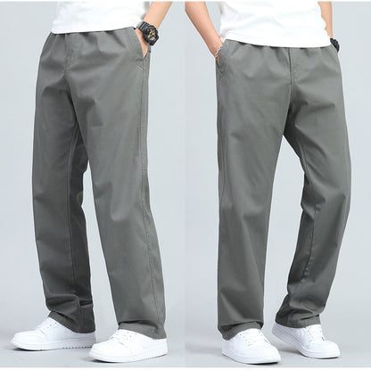 PANTALONI UOMO AMPI IN COTONE