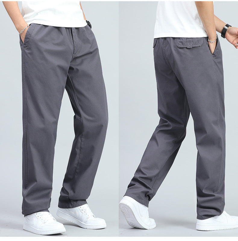 PANTALONI UOMO AMPI IN COTONE