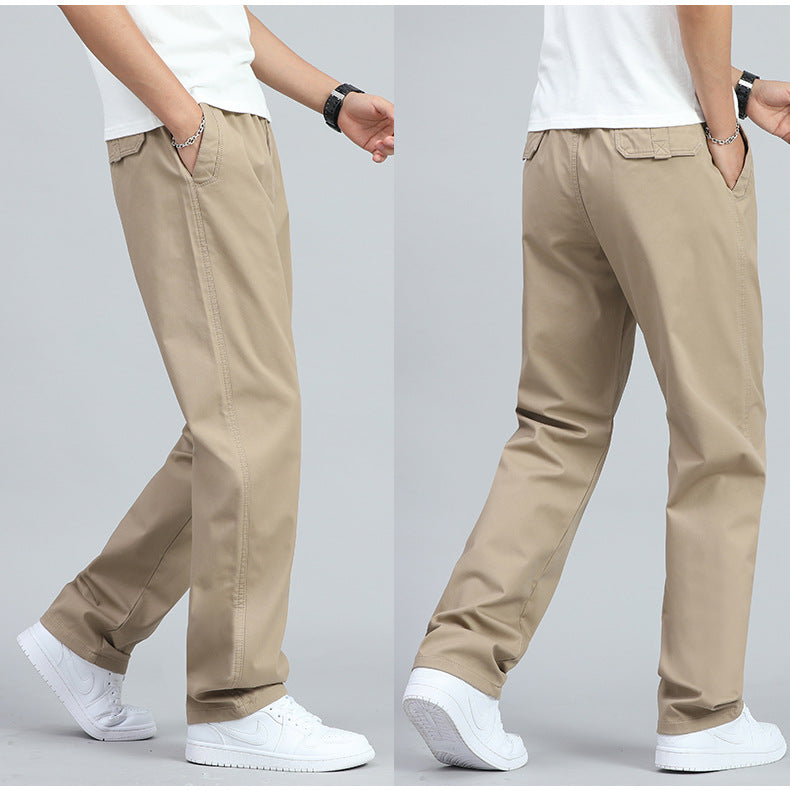 PANTALONI UOMO AMPI IN COTONE