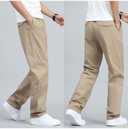 PANTALONI UOMO AMPI IN COTONE