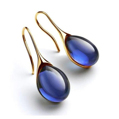 ORECCHINI IN CRISTALLO ORO E ARGENTO