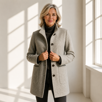 Éléonore | Cappotto midi in lana