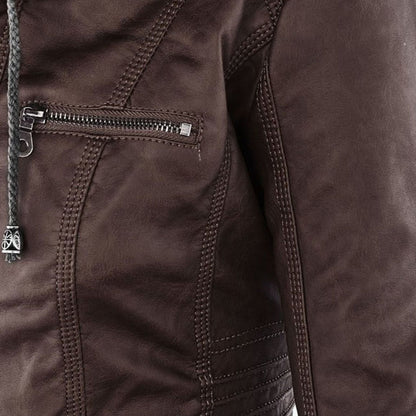 Callista | Giacca Biker con Cappuccio