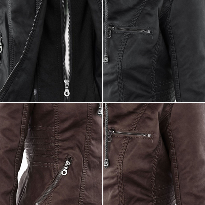 Callista | Giacca Biker con Cappuccio