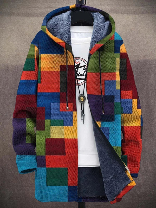 Cynthia | Cardigan Artistico con Cappuccio