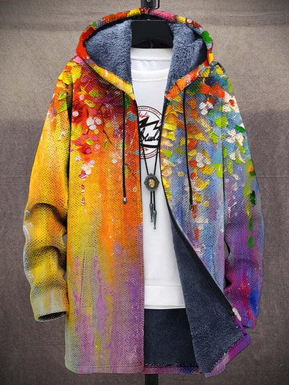 Cynthia | Cardigan Artistico con Cappuccio