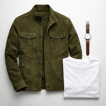 Giacca elegante in camoscio Marc