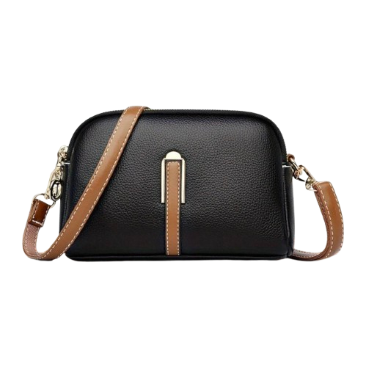Milano™ | Borsa multitasche effetto litchi con tracolla