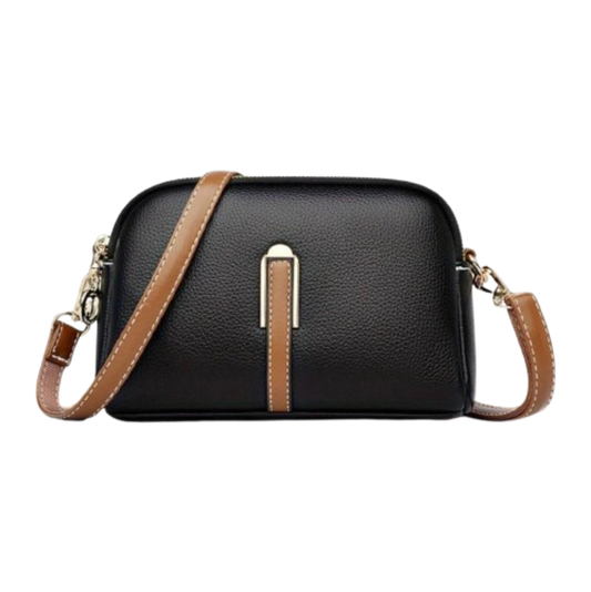 Milano™ | Borsa multitasche effetto litchi con tracolla