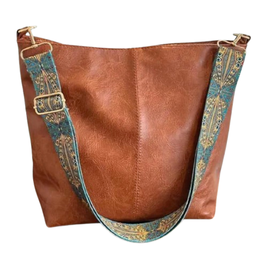 Elena vintage™ | Elegante borsa a tracolla in pelle vintage