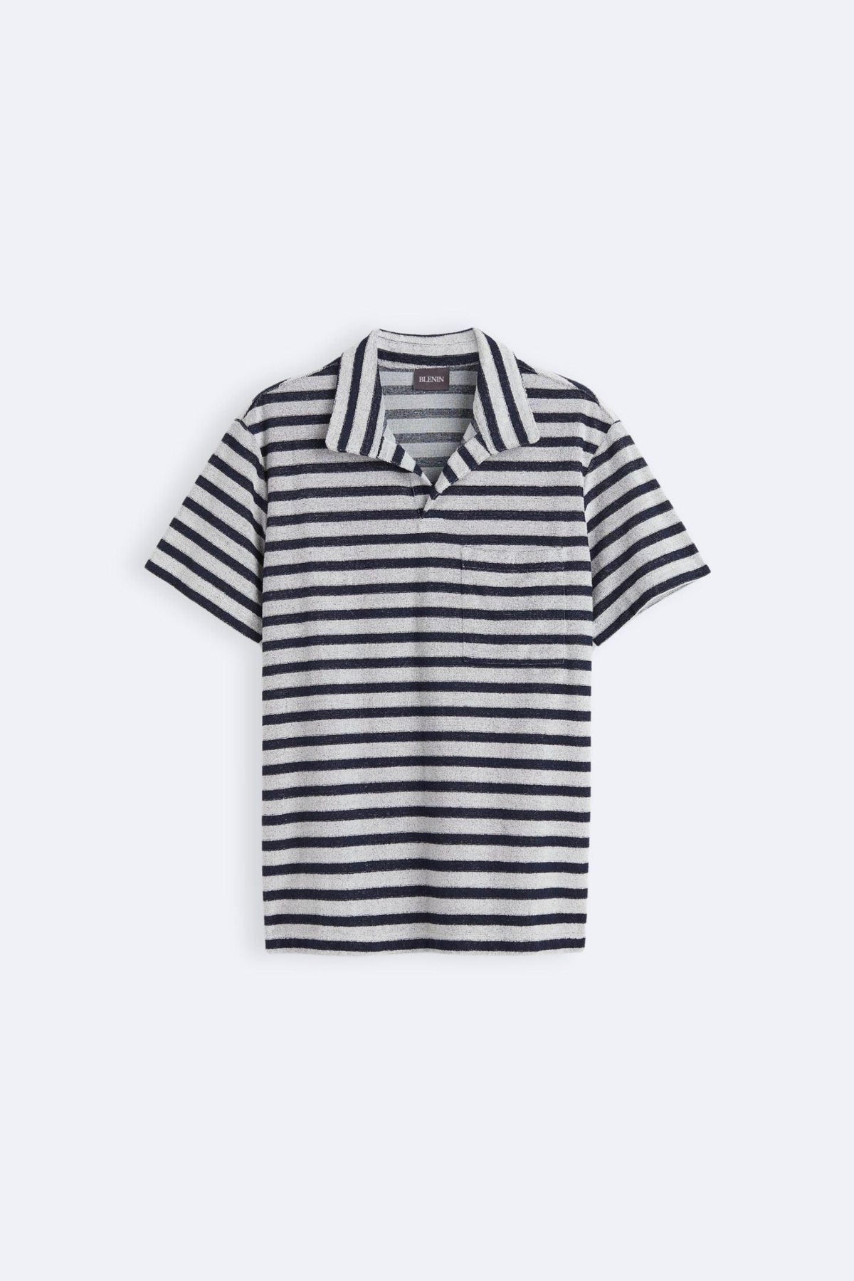 Polo a Righe in Maglia | Eleganza Marinara con un Tocco Moderno