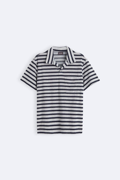 Polo a Righe in Maglia | Eleganza Marinara con un Tocco Moderno