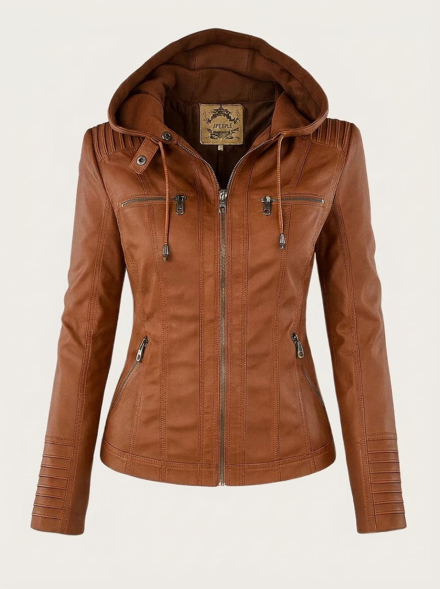 Giacca in Pelle Sostenibile ed Elegante