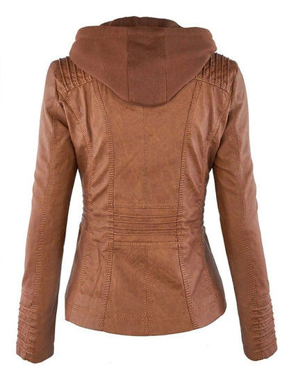 Giacca in Pelle Sostenibile ed Elegante