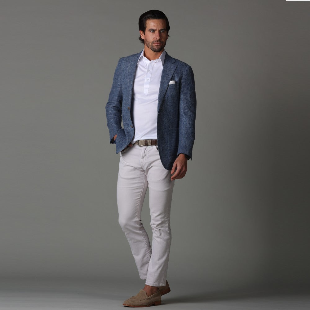 Jack | Polo a maniche corte Slim Fit in tessuto tecnico elegante