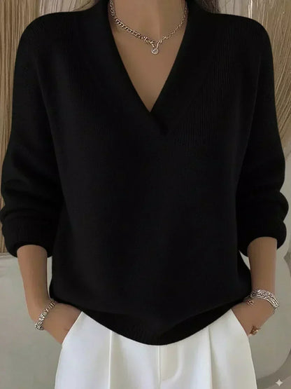 Manon | Maglione rilassato con scollo a V