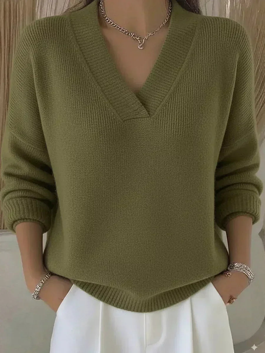 Manon | Maglione rilassato con scollo a V