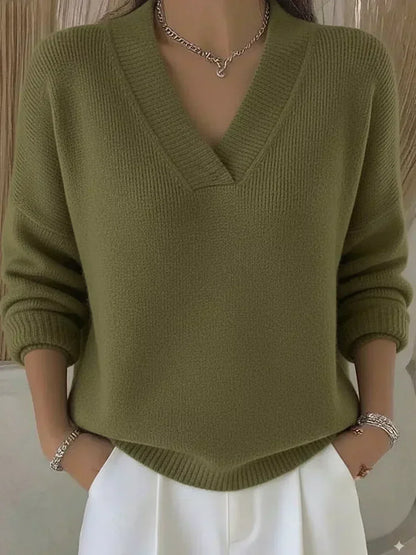 Manon | Maglione rilassato con scollo a V