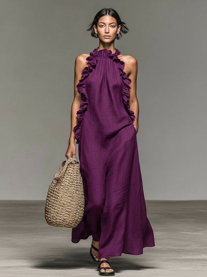 Raven | Abito Lungo con Tasche