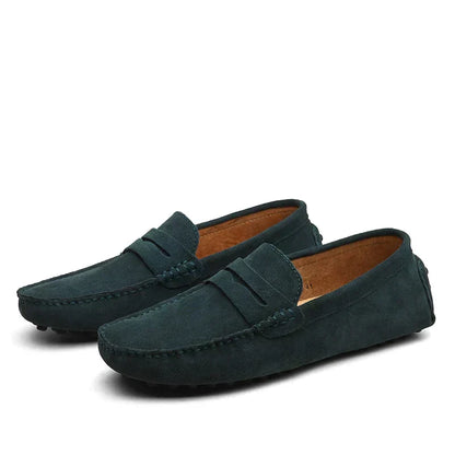 Leonardo | Pantofole in camoscio - Stile italiano