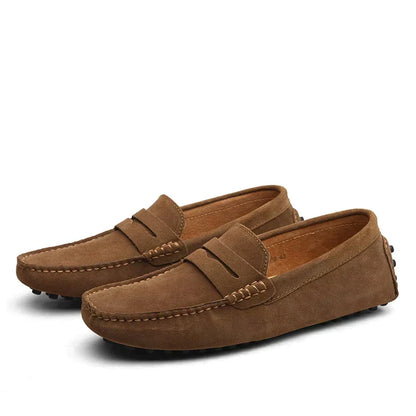 Leonardo | Pantofole in camoscio - Stile italiano