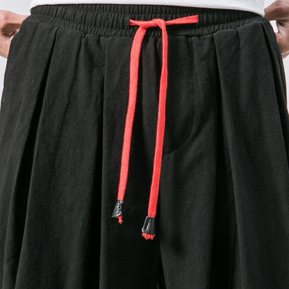 PANTALONI OVERSIZE IN COTONE