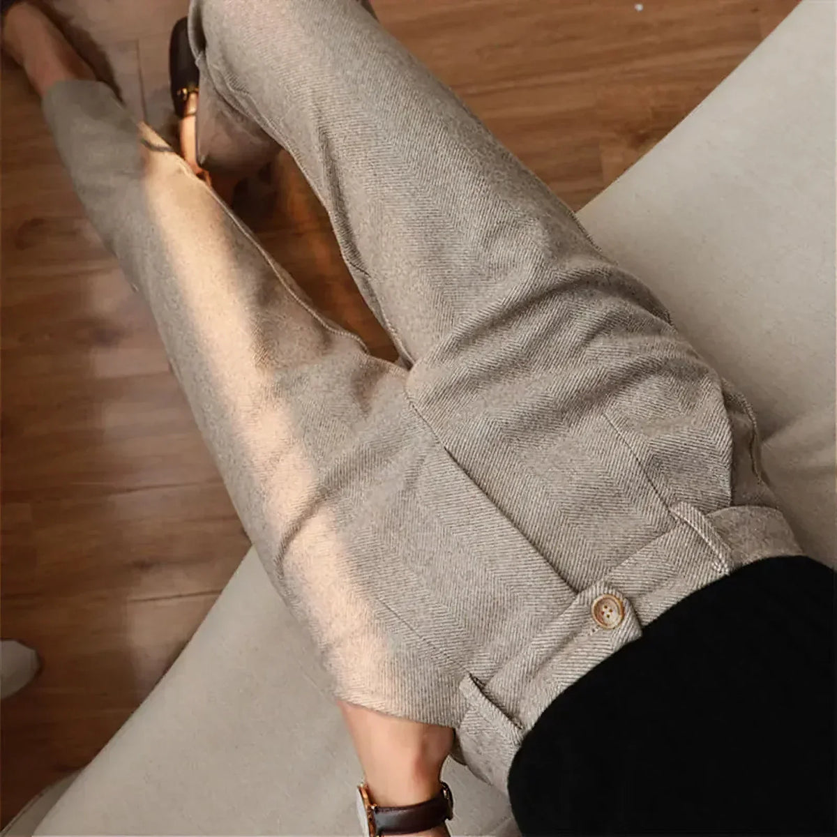 PANTALONI ELEGANTI IN PURA LANA SU MISURA