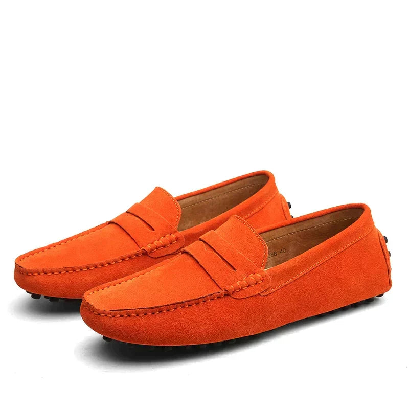 Leonardo | Pantofole in camoscio - Stile italiano