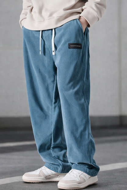 PANTALONE ELEGANTE IN VELLUTO A COSTE