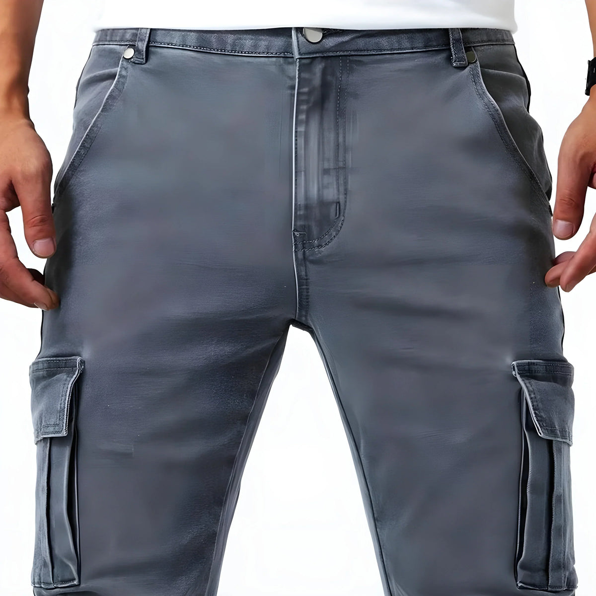PANTALONI CARGO STRETCH