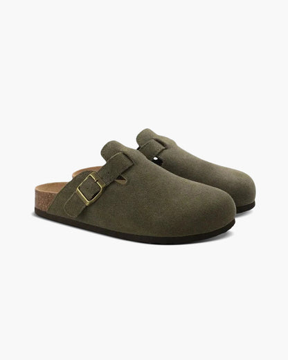 Luke | Sabot da uomo in pelle scamosciata confortevole con suola ergonomica