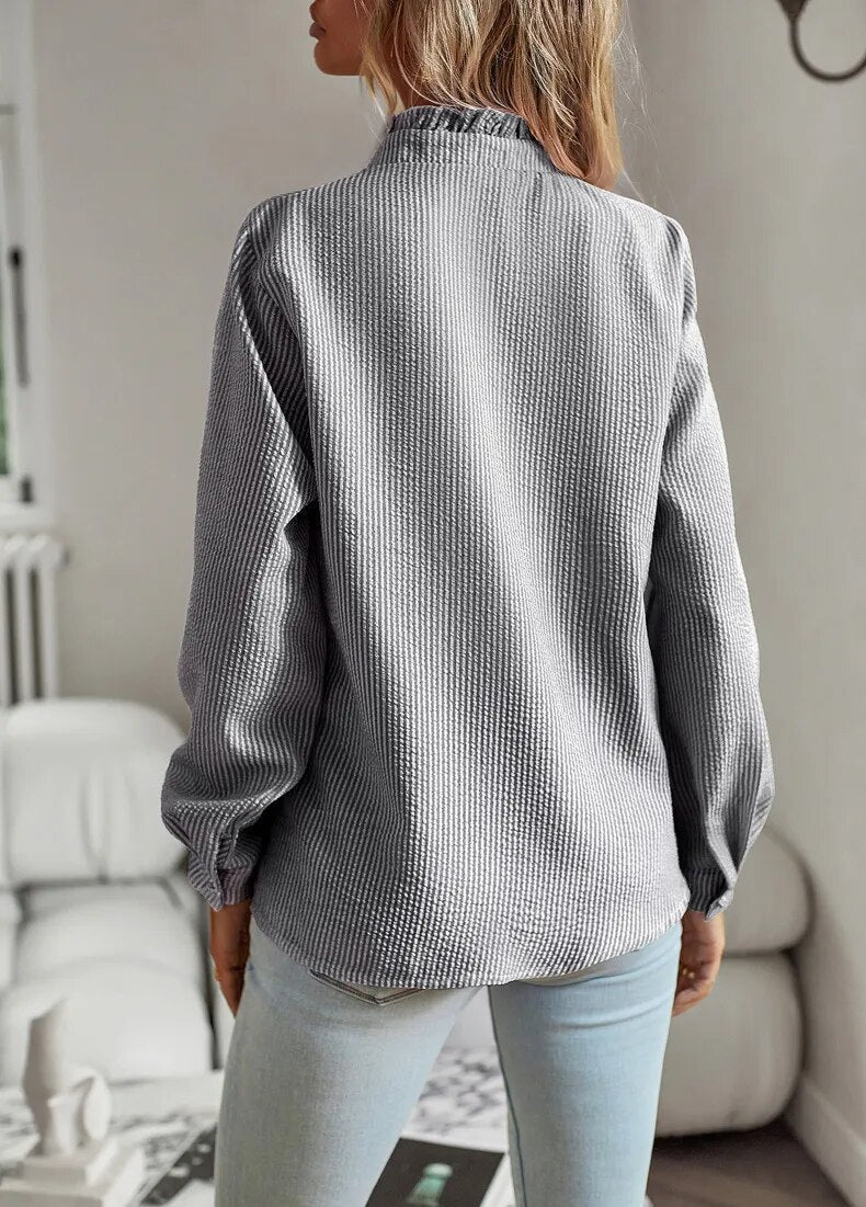 Agnete - Chic blusa a righe