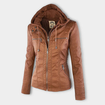 Flavia | Giacca in pelle robusta ed elegante