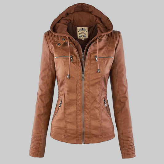 Callista | Giacca Biker con Cappuccio