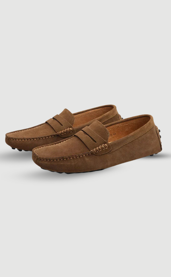 Leonardo | Pantofole in camoscio - Stile italiano