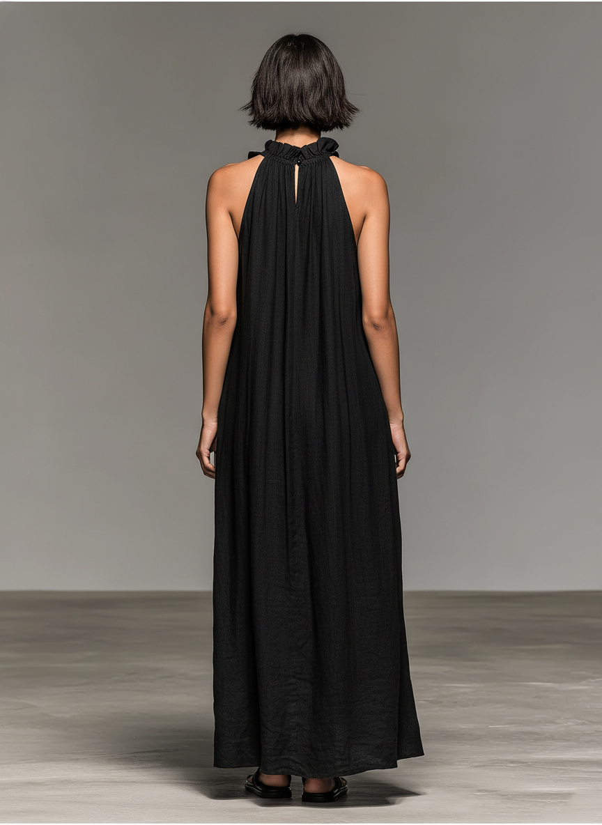 Raven | Abito Lungo con Tasche